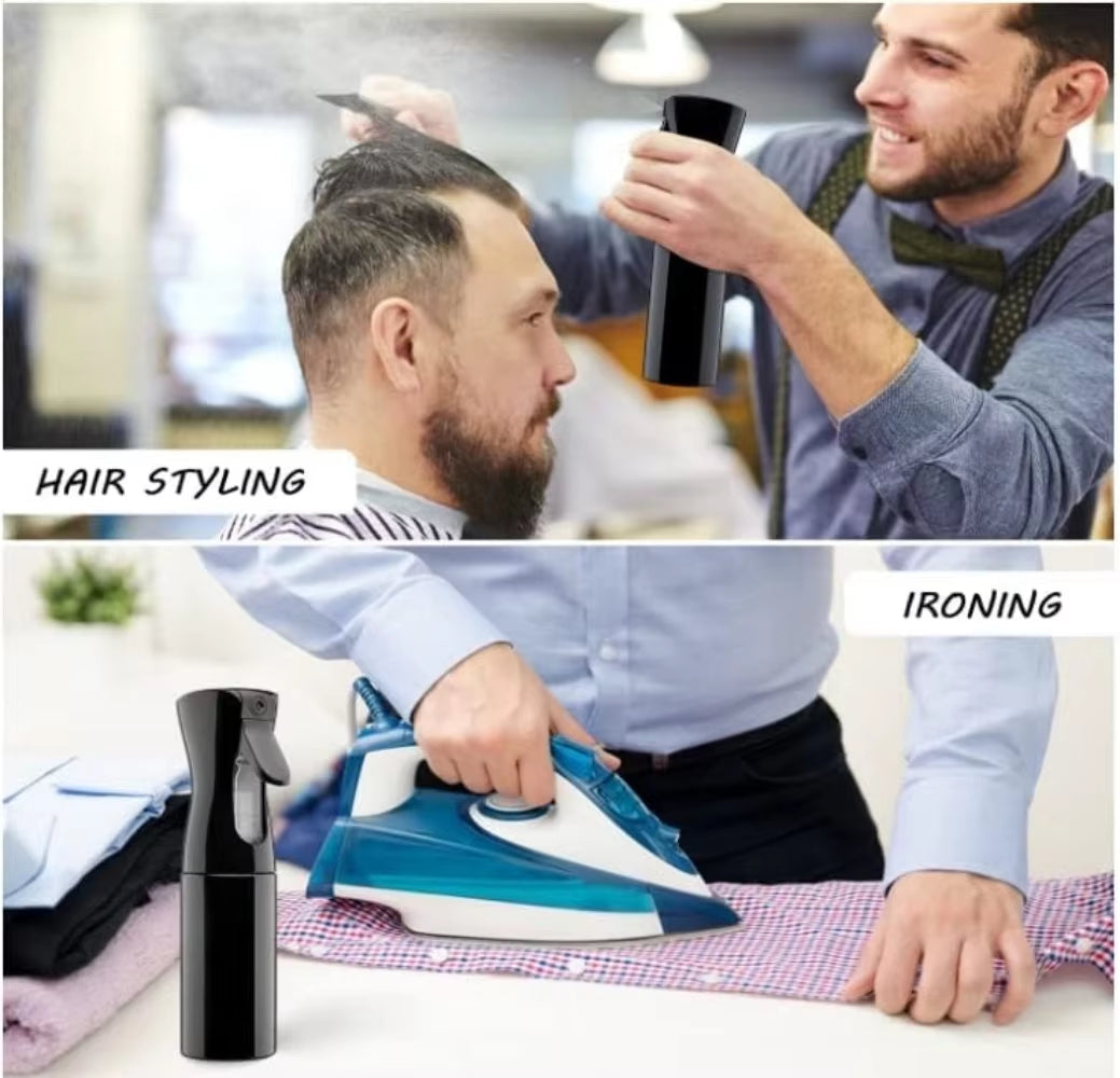 200Ml Hairdressing Spray Bottle Barber Hair High Pressure Water Can Salon Refill Bottle Beauty Atomizer Container
